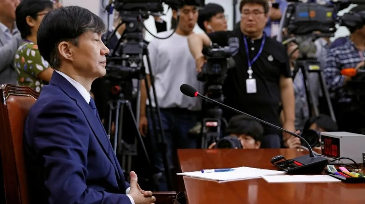  File photo of Justice Minister nominee Cho Kuk Photograph:(Reuters) 