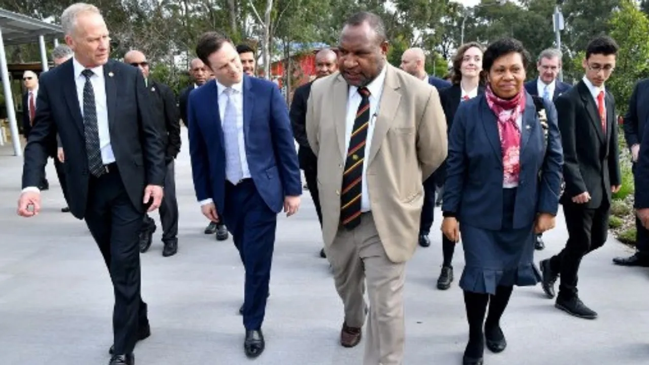  James Marape Photograph:(AFP) 