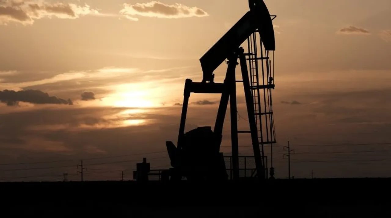  Oil pump jacks Photograph:(Reuters) 
