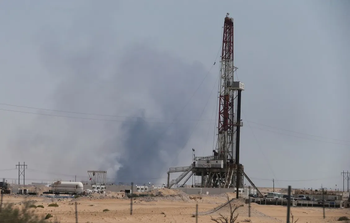  Aramco facility Photograph:(Reuters) 