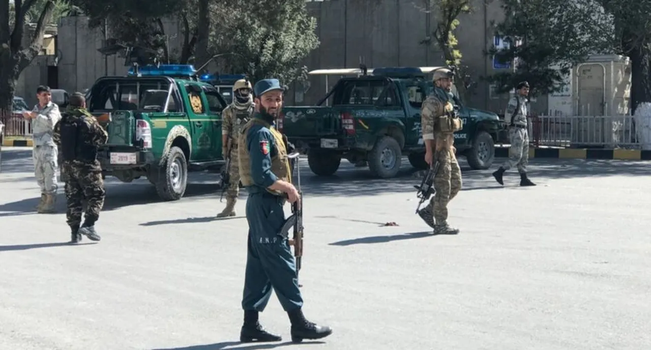  Afghan blast (file photo). Photograph:(Reuters) 