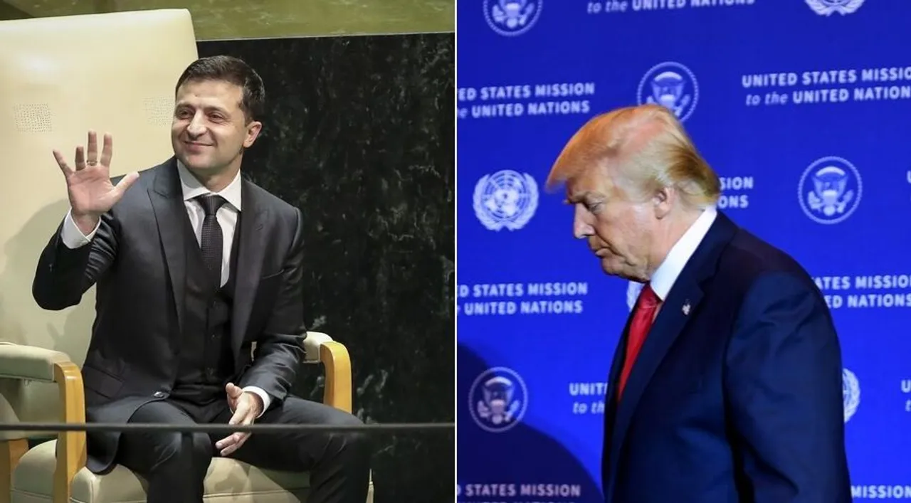  Volodymyr Zelensky, Donald trump Photograph:(AFP) 