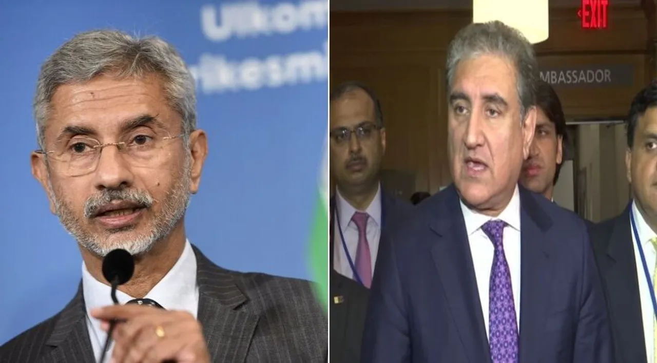  S Jaishankar, Shah Mahmood Qureshi Photograph:(Agencies) 