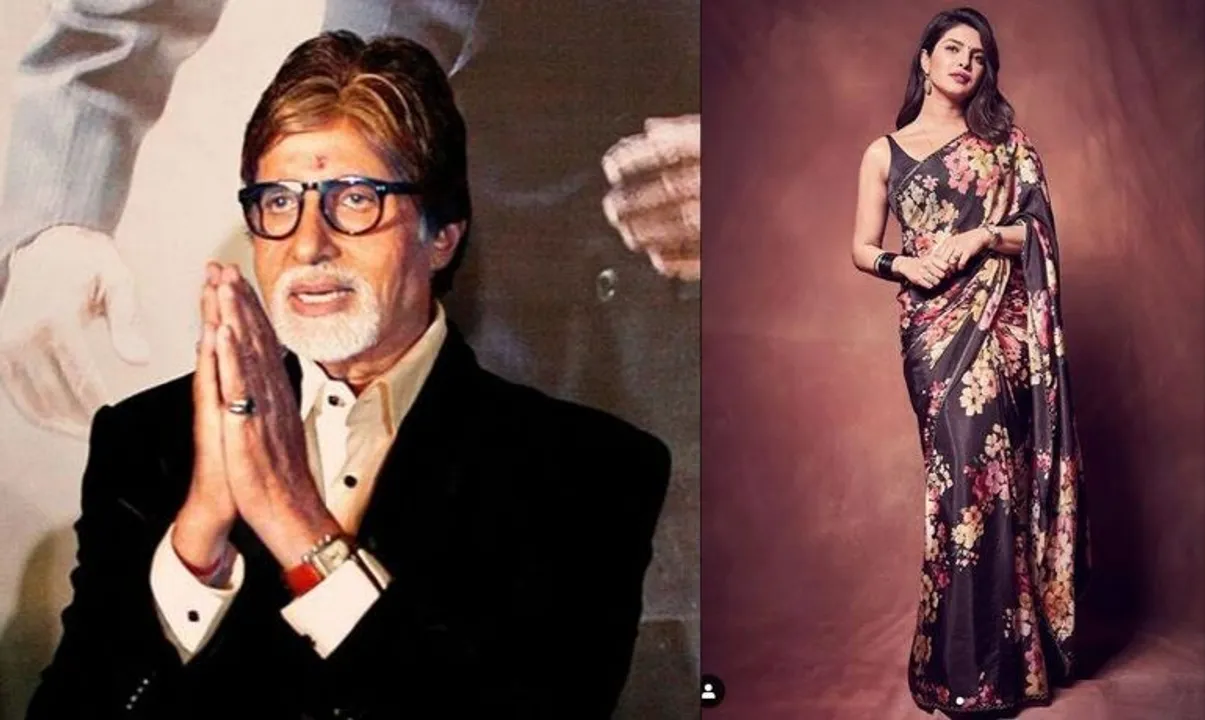  File image of Amitabh Bachchan and Priyanka Chopra Photograph:(Instagram) 