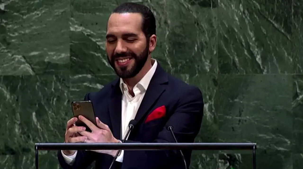  El Salvador President Nayib Bukele. Photograph:(Reuters) 