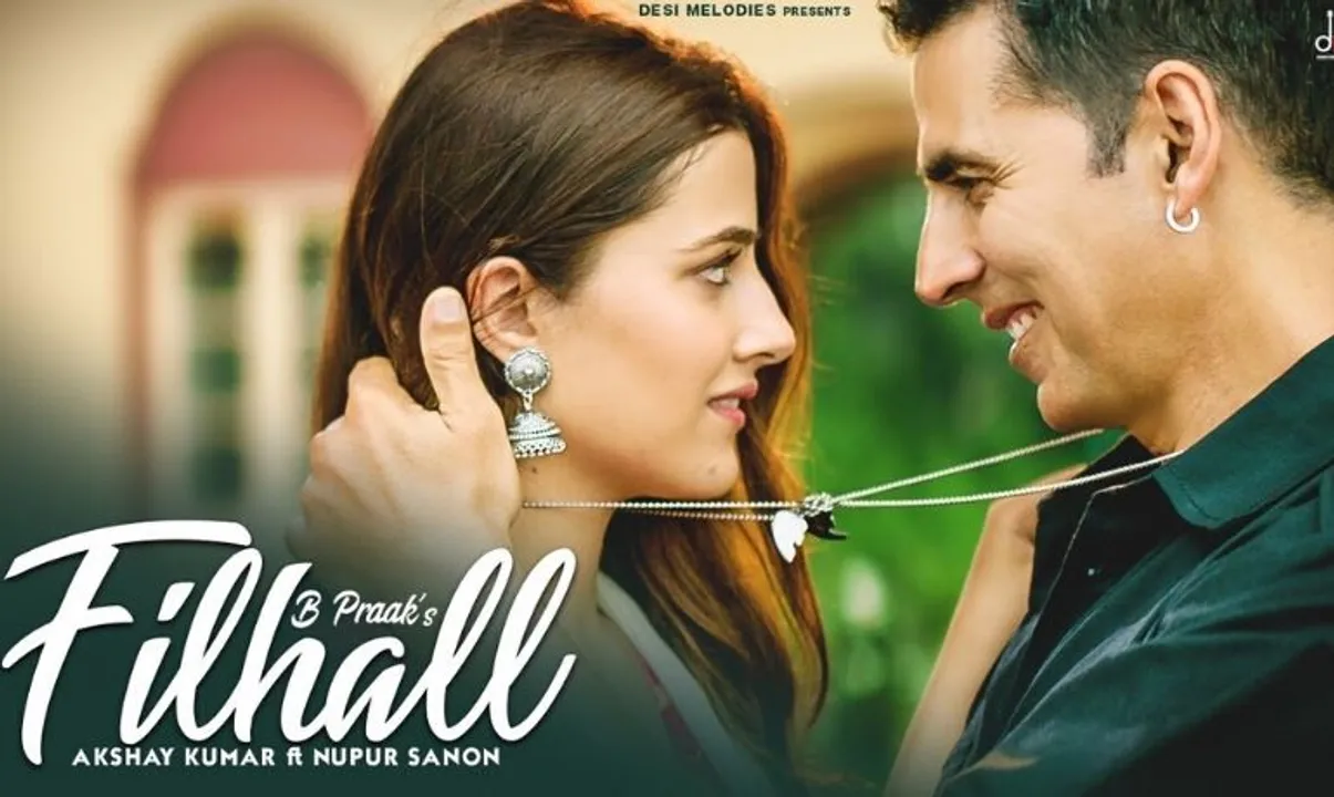  Akshay Kumar and Nupur Sanon song 'Filhall' Photograph:(X) 
