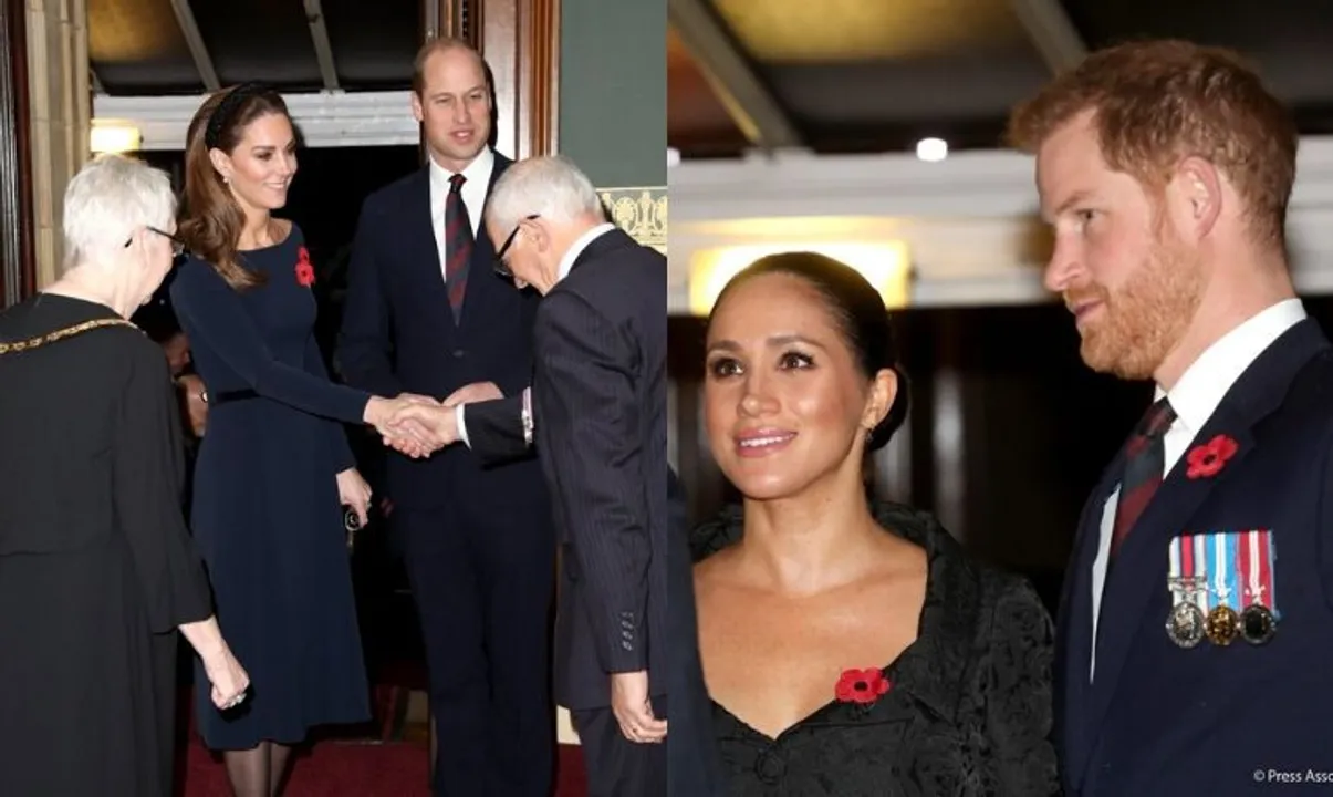 Prince Harry and Meghan Markle reunite with Prince William and Kate