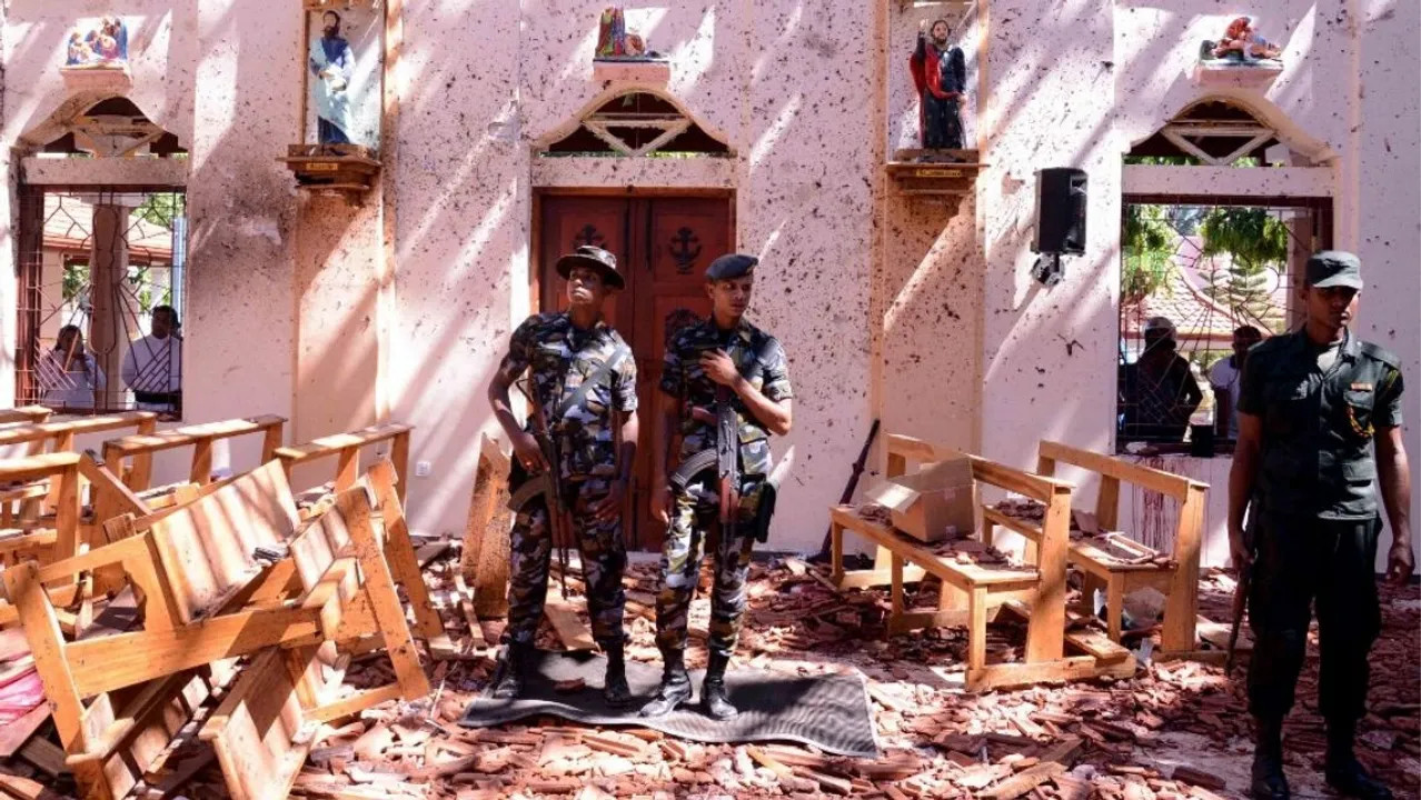  Ghastly Easter attacks Photograph:(AFP) 
