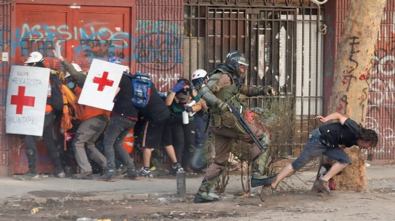 Santiago, Chile Photograph:(Reuters) 