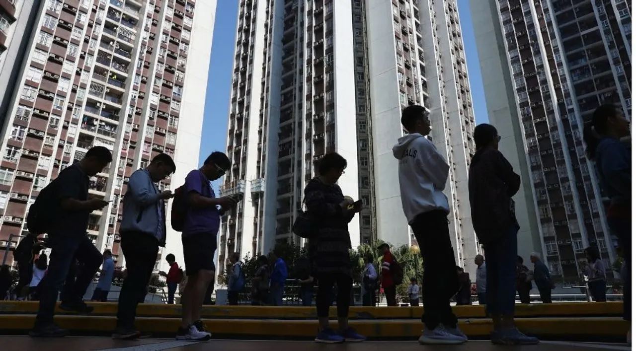  Hong Kong election Photograph:(Reuters) 