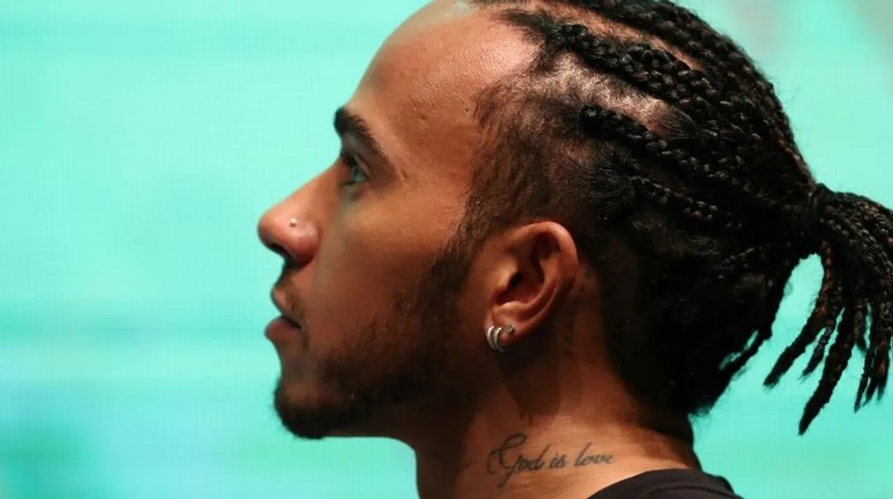  Mercedes' LewisÂ HamiltonÂ  Photograph:(Reuters) 