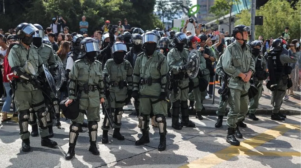  Hong Kong protests Photograph:(Reuters) 