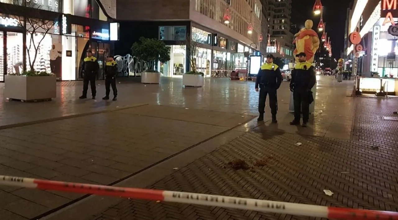  The Hague shooting Photograph:(AFP) 