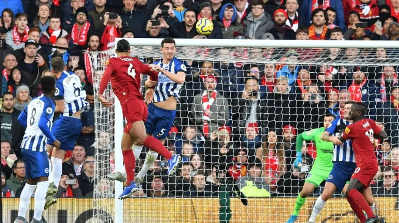  Virgil van Dijk, Liverpool vs Brighton Photograph:(AFP) 