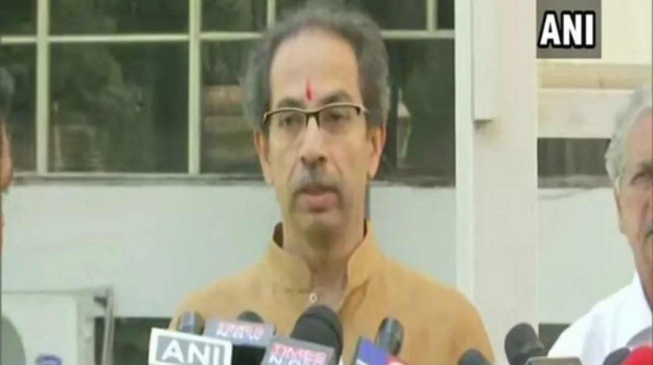  Maharashtra Chief Minister Uddhav Thackeray  Photograph:(ANI) 