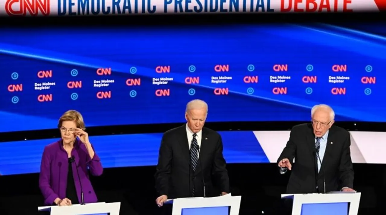  Democratic presidential hopefuls Photograph:(AFP) 