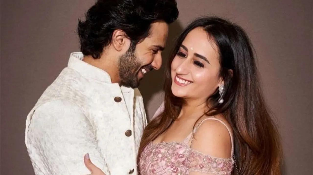  File image of Varun Dhawan and Natasha Dalal Photograph:(Instagram) 