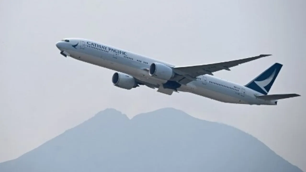  Cathay Pacific Photograph:(AFP) 