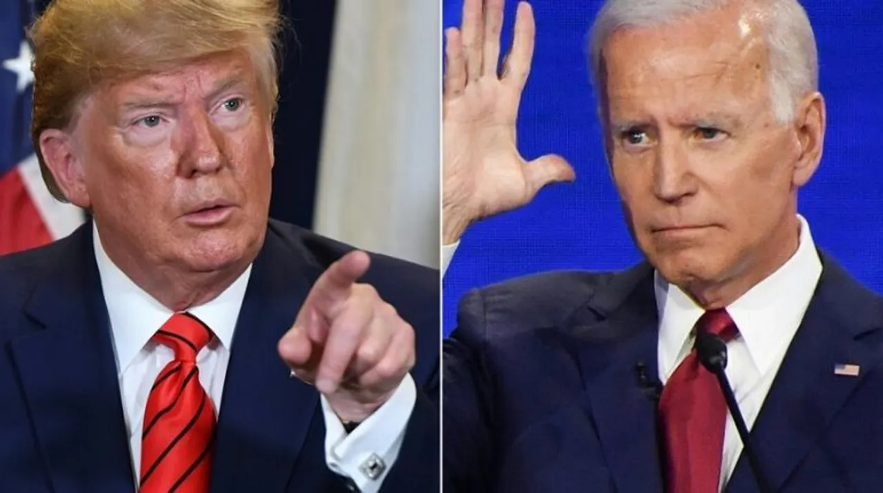  Trump and Biden Photograph:(AFP) 