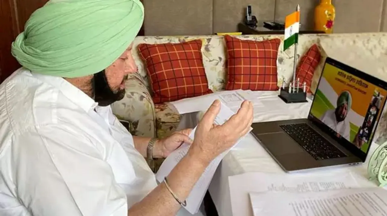   Amarinder Singh Photograph:(ANI) 