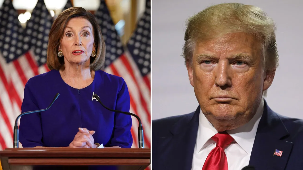  Pelosi and Trump  Photograph:(Reuters) 