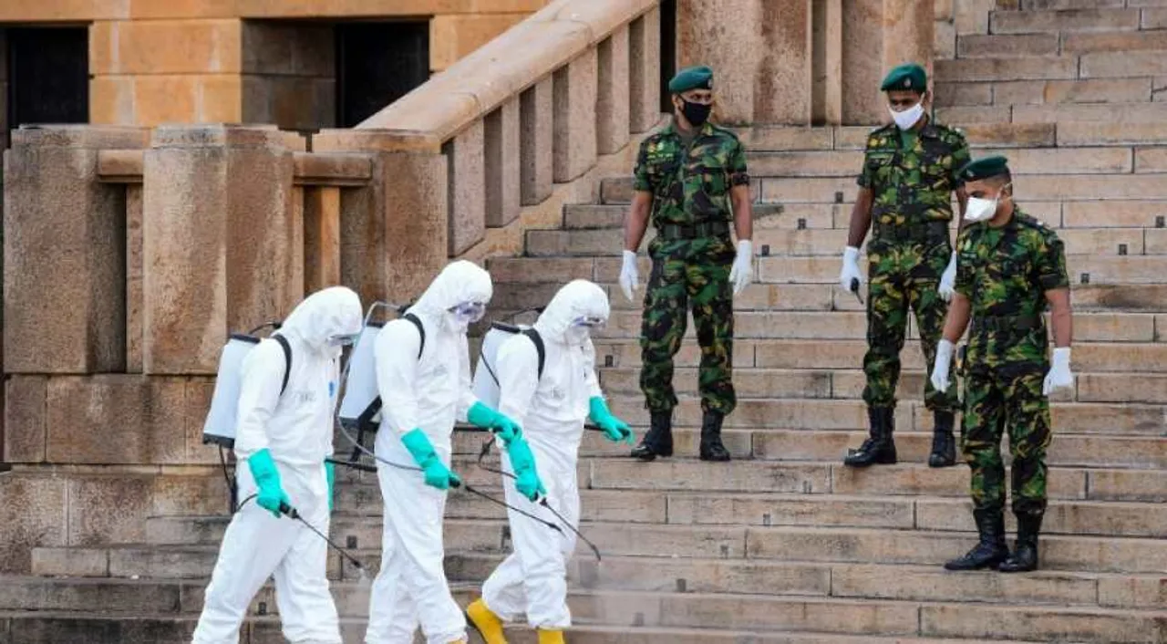  Coronavirus in Sri Lanka Photograph:(AFP) 