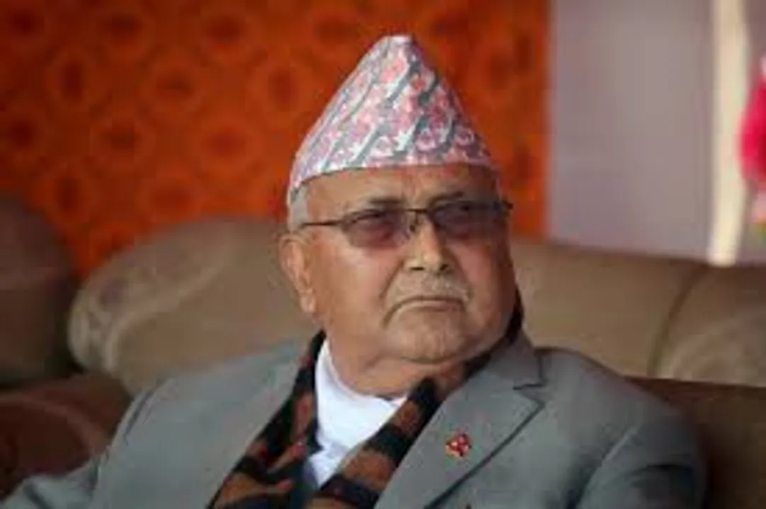  KP Sharma Oli  Photograph:(PTI) 