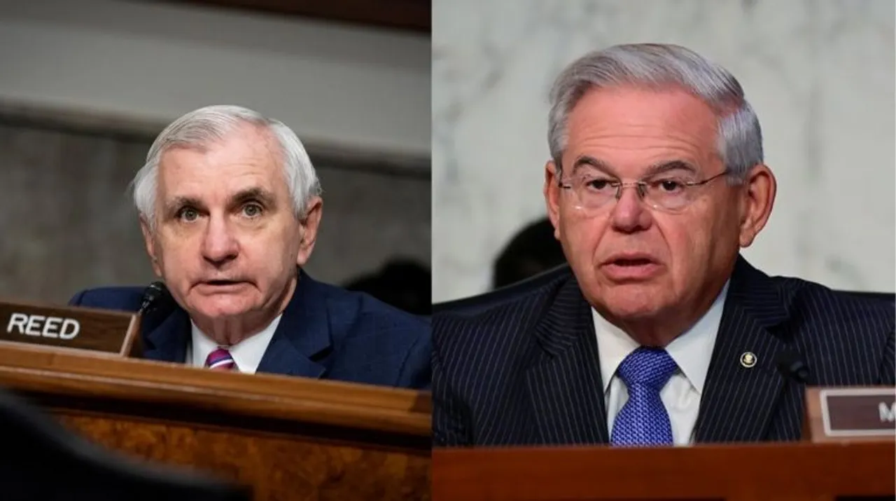  Senator Jack Reed and Senator Robert Menendez Photograph:(Reuters) 