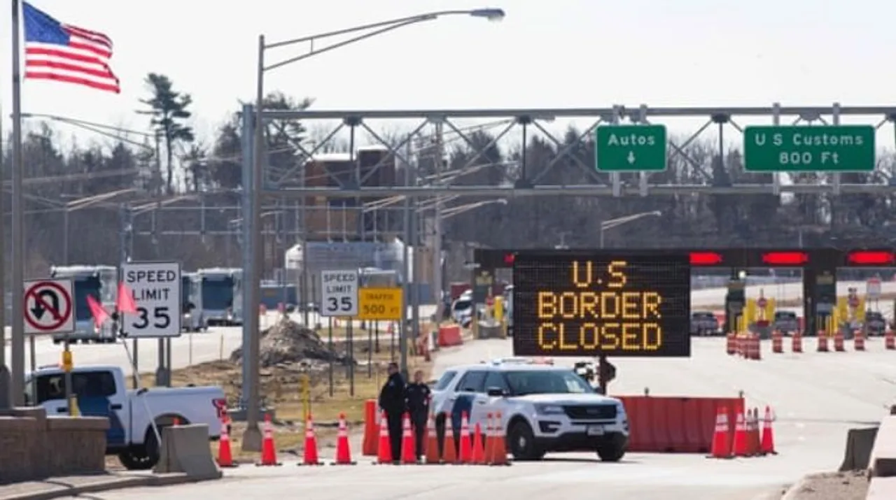  US border Photograph:(AFP) 
