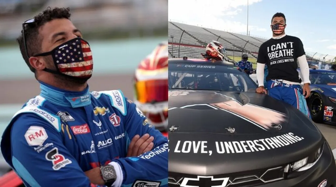  NASCAR community comes together for Bubba Wallace as FBI investigates noose Photograph:(AFP) 