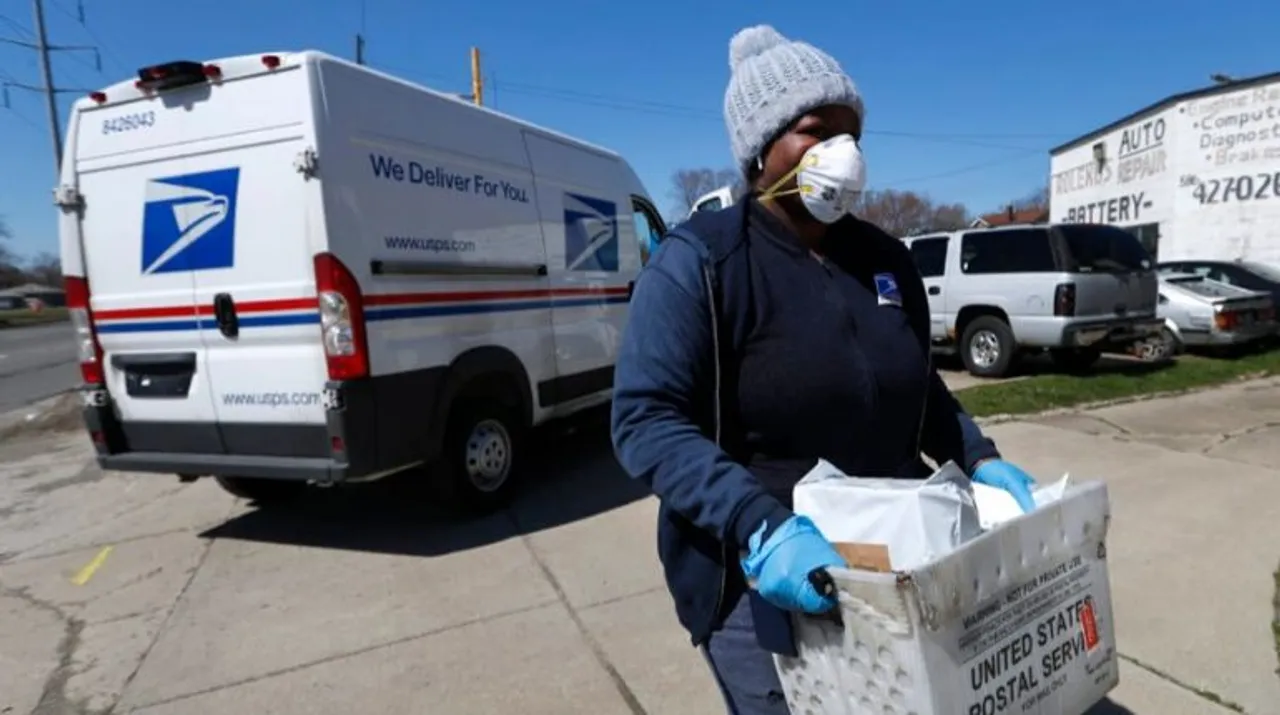  United States Postal Service Photograph:(AFP) 