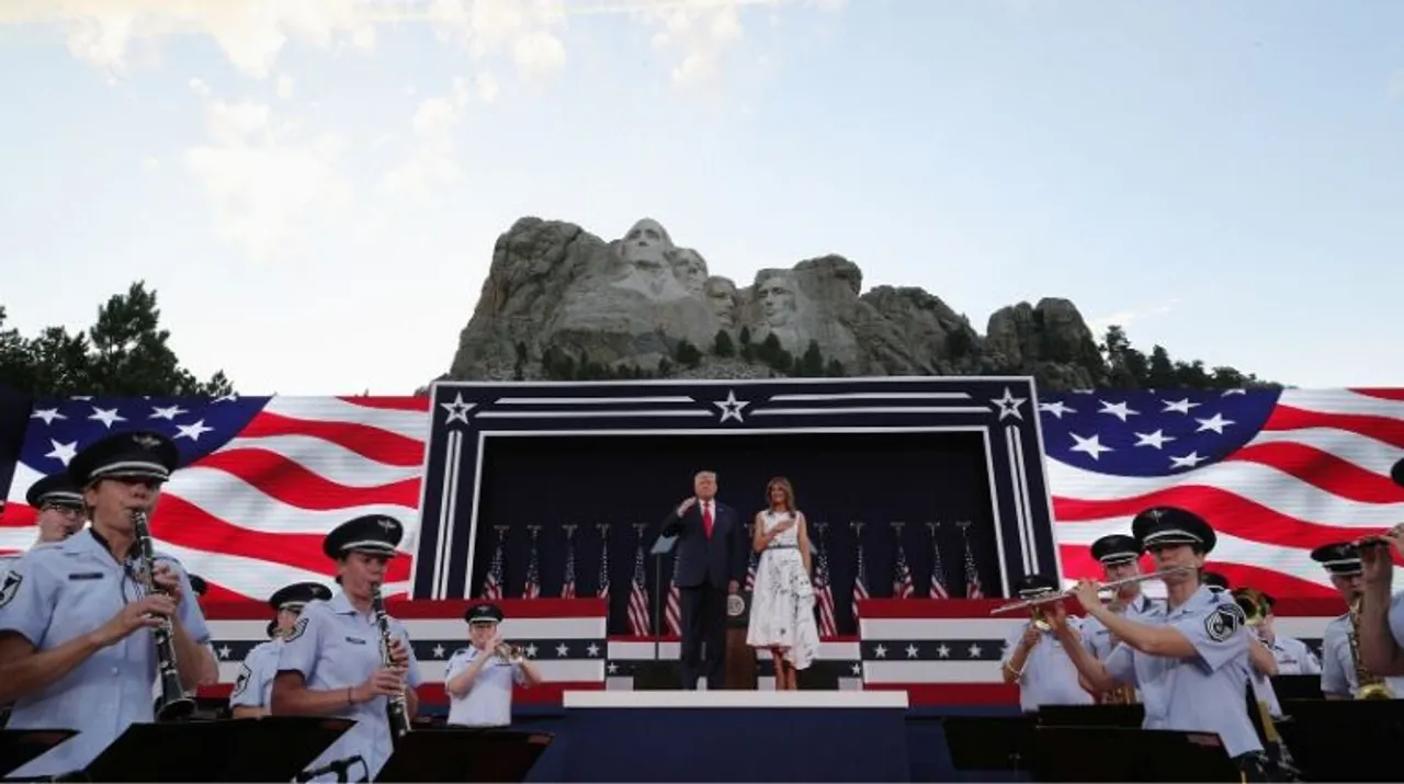  USÂ President Donald Trump and first lady Melania Trump  Photograph:(Reuters) 
