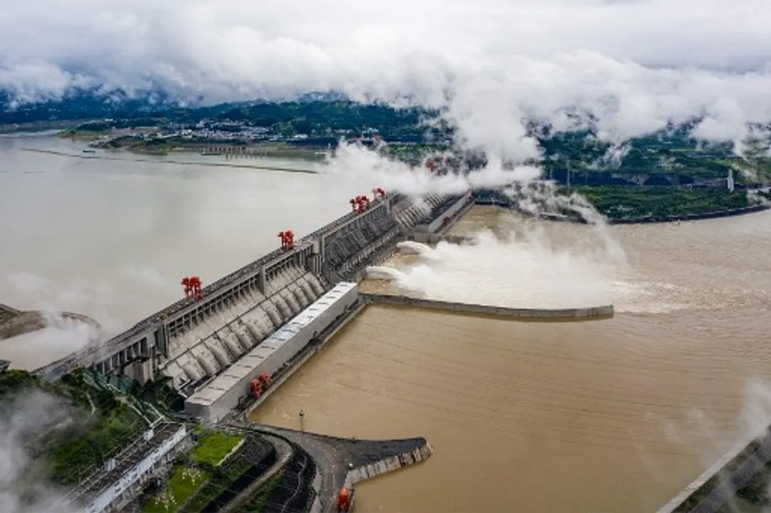  A file photo of a dam inÂ China. Photograph:(AFP) 