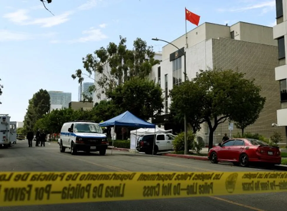  Chinese Consulate (Representative Image) Photograph:(AFP) 