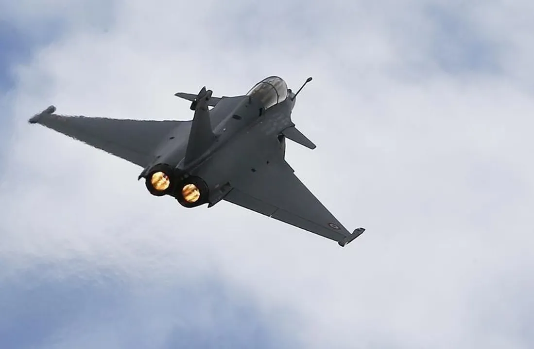 Rafale jets land in India Photograph:(Reuters) 