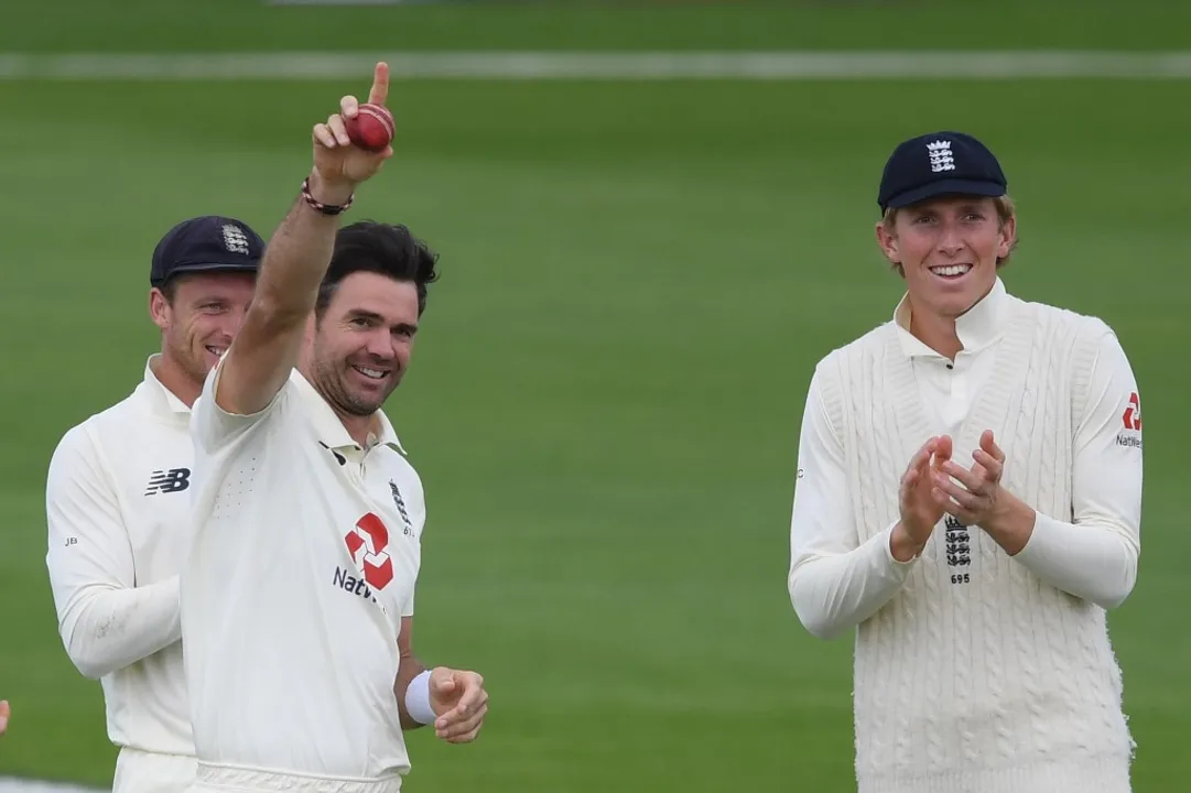  James Anderson becomes first pacer and fourth bowler to scalp 600 Test wickets Photograph:(AFP) 