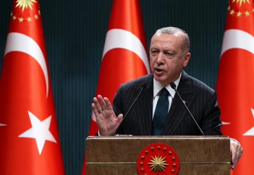  Turkish President Erdogan Photograph:(AFP) 