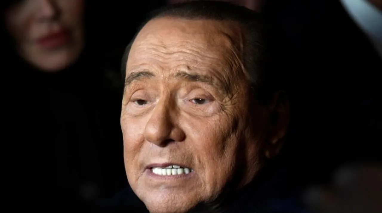 Former Italian Prime Minister and leader of the Forza Italia (Go Italy!) party Silvio Berlusconi attends a rally ahead of a regional election in Emilia-Romagna, in Ravenna, Italy, January 24, 2020 Photograph:(Reuters) 