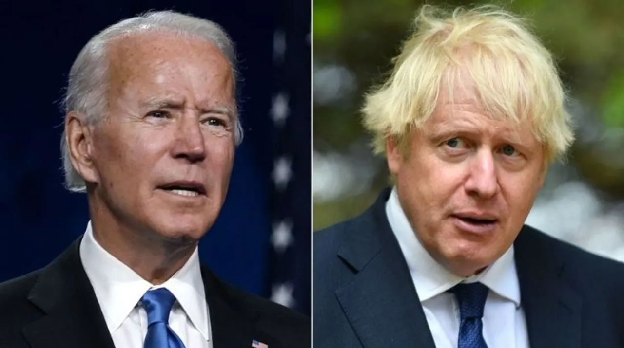  Joe Biden and Boris Johnson Photograph:(Agencies) 