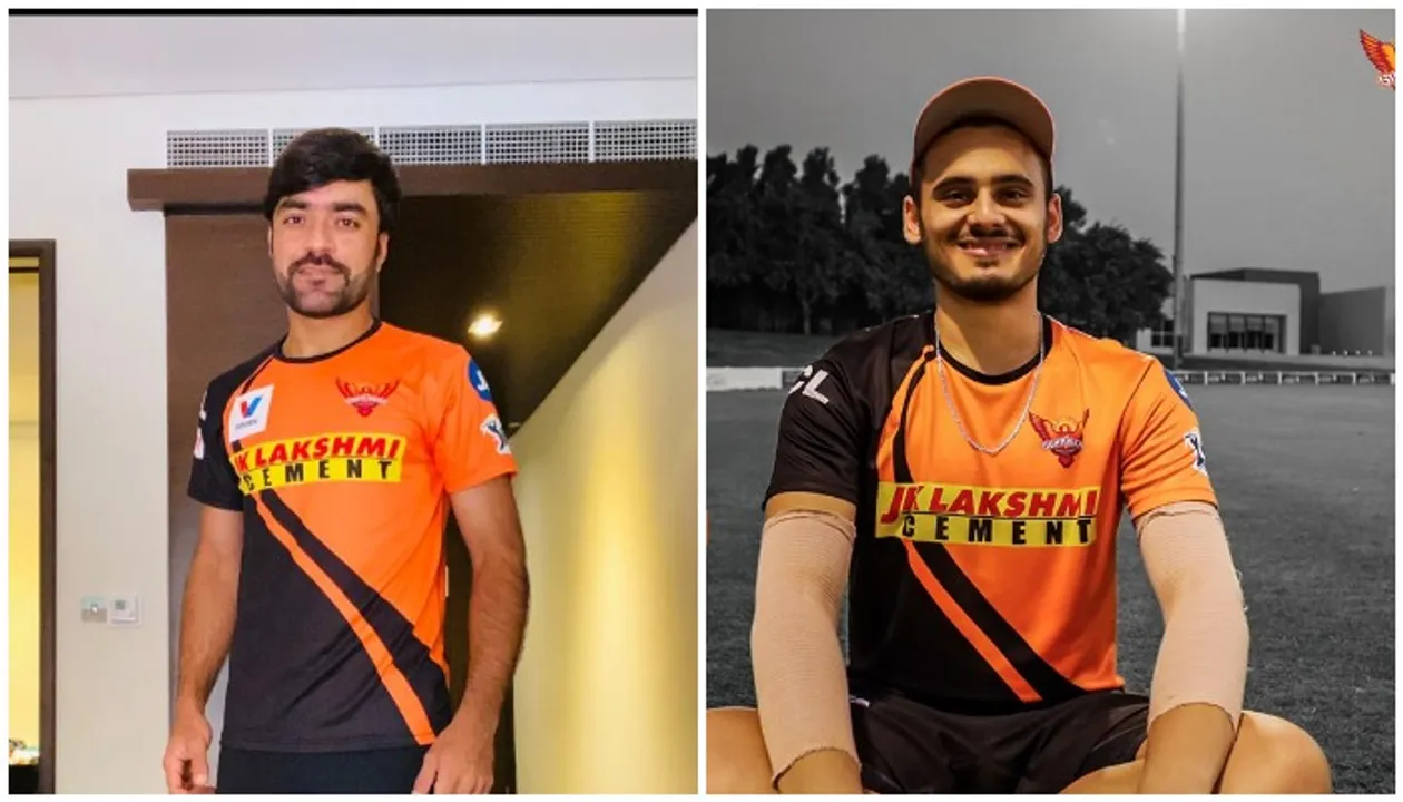  Rashid Khan, Abdul Samad Photograph:(Others) 