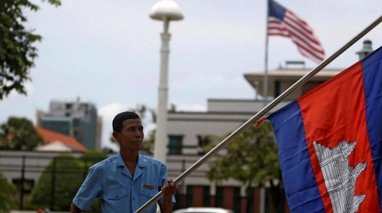  Cambodia-US  Photograph:(Reuters) 