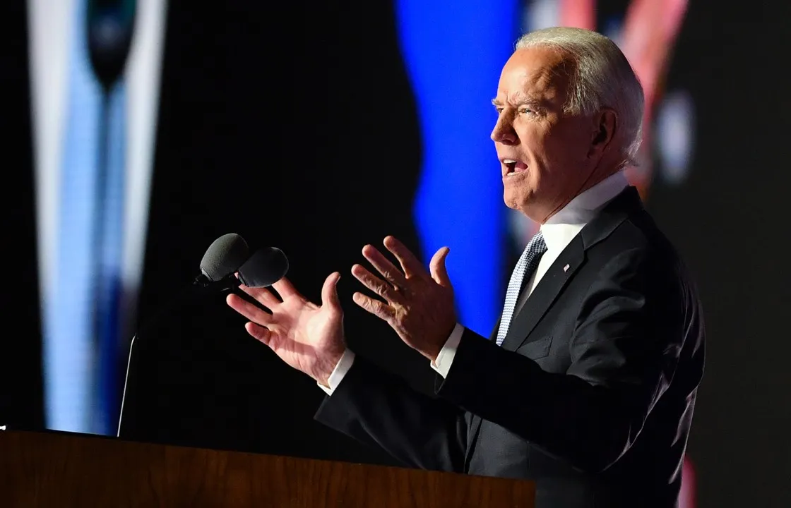  Joe Biden addresses US Photograph:(AFP) 
