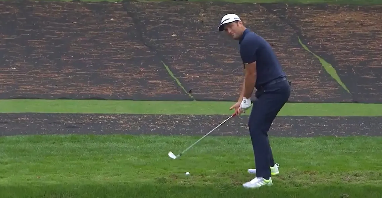  'Greatest golf shots of all-time' - John Rahm skips to a hole-in-one at The Masters Photograph:(X) 