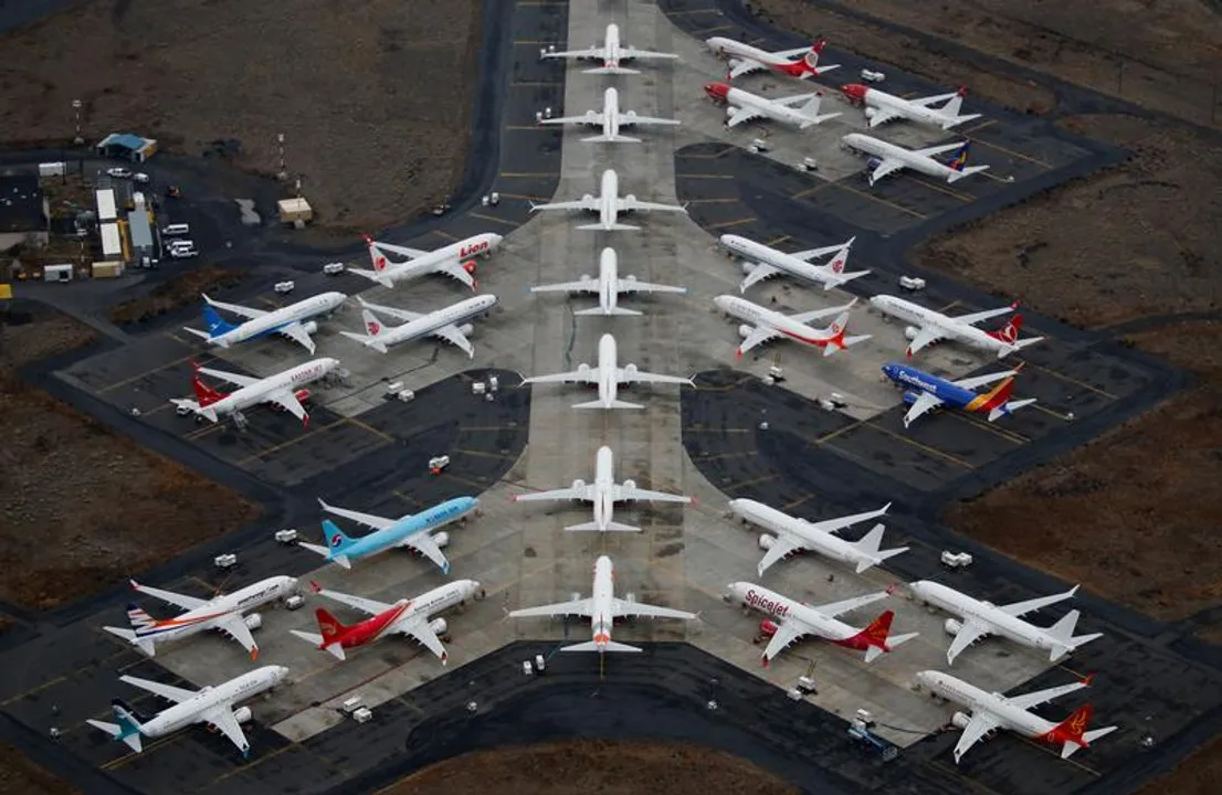  Boeing 737 MAX Photograph:(Reuters) 