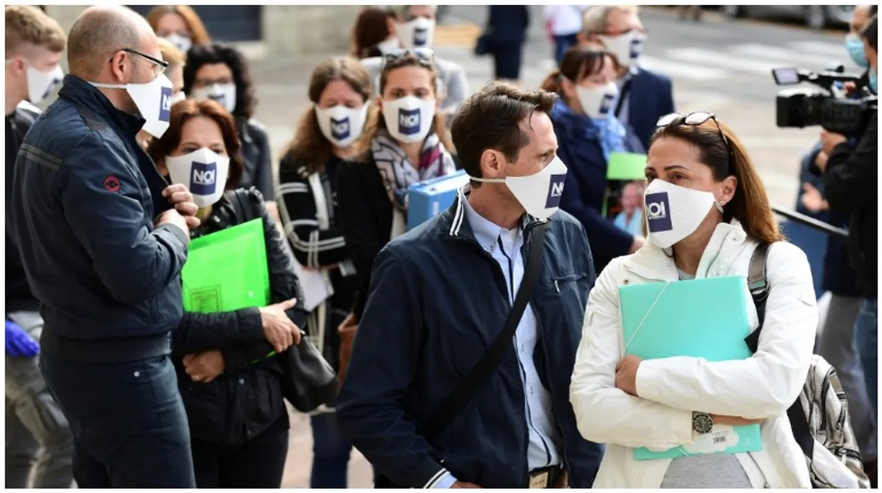 Italy coronavirus Photograph:(AFP) 