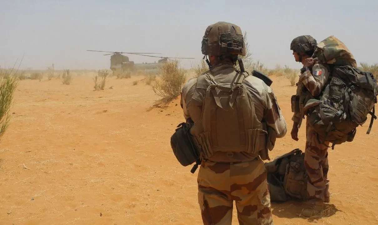  French soldiers in Mali Photograph:(AFP) 