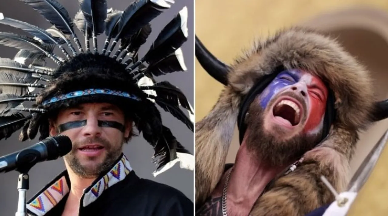  Many mistook singer Jay Kay as one of the protestors at Capitol Hill Photograph:(X) 