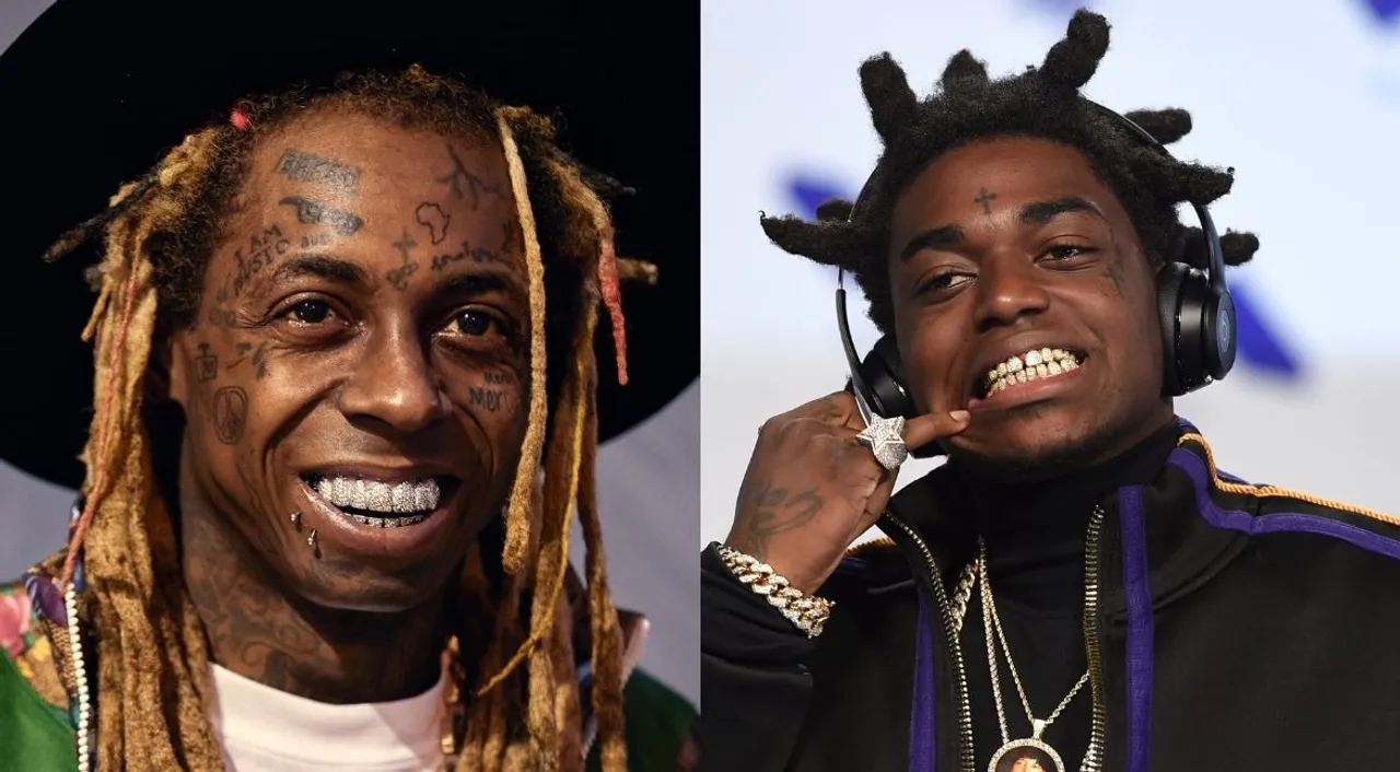  Rappers Kodak Black and Lil Wayne Photograph:(X) 