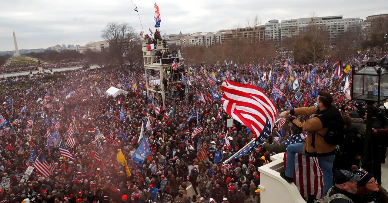  Riots at US Capitol Hill Photograph:(Reuters) 