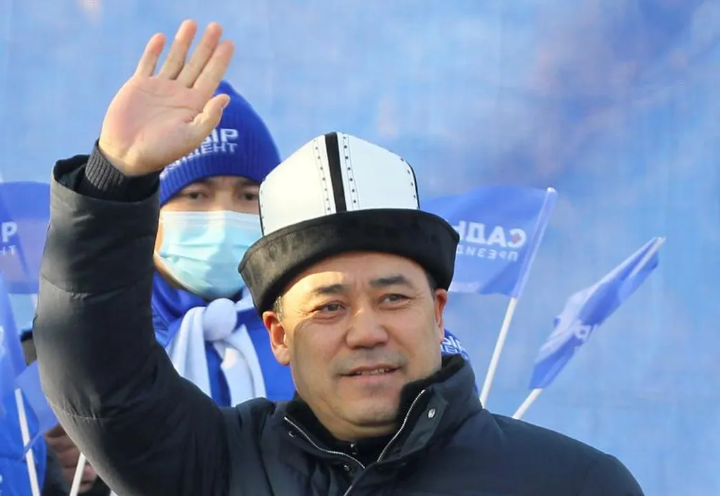  Nationalist politician Sadyr Japarov Photograph:(Reuters) 